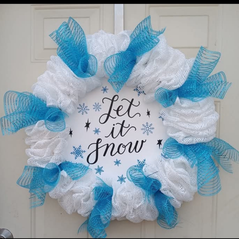 Let It Snow Wreath